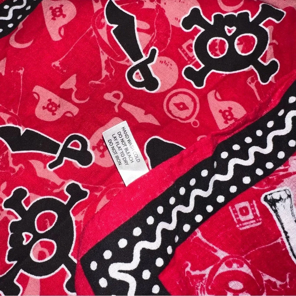 Disney Mickey Mouse Pirate Bandana Disney Cruise 20”x20”